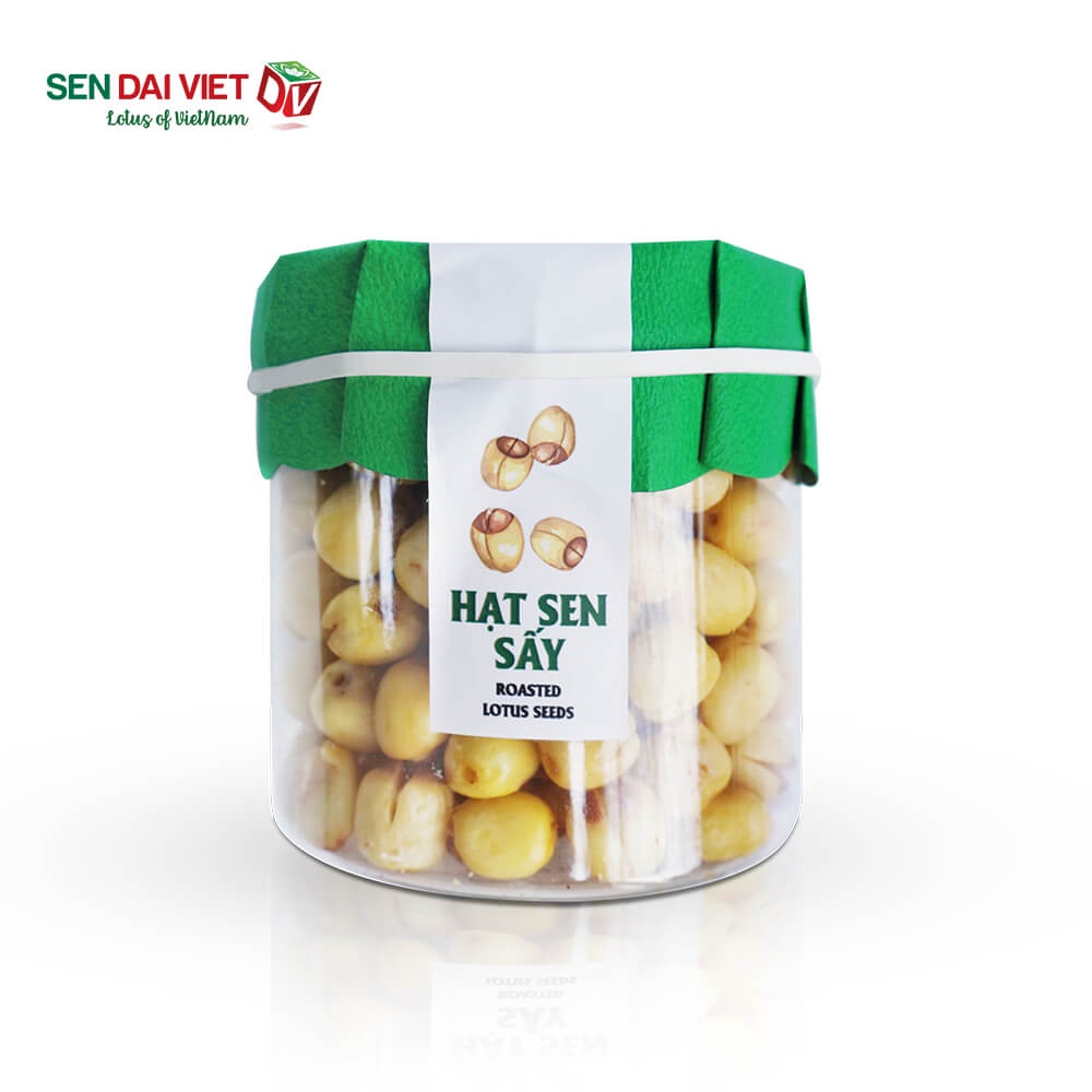 Hạt Sen Sấy-Không Đường, Ăn Vặt Không Lo Tăng Ký-DV-Hủ 145g