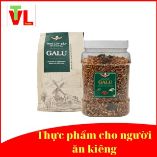 Gạo Lứt Sấy Đà Lạt - Thực phẩm hỗ trợ ăn kiêng cho các nàng vị rong biển ( túi + hủ )