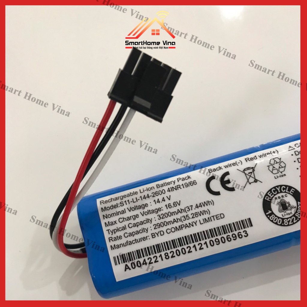Pin robot hút bụi Xiaomi Mijia Gen 2 - Mop P