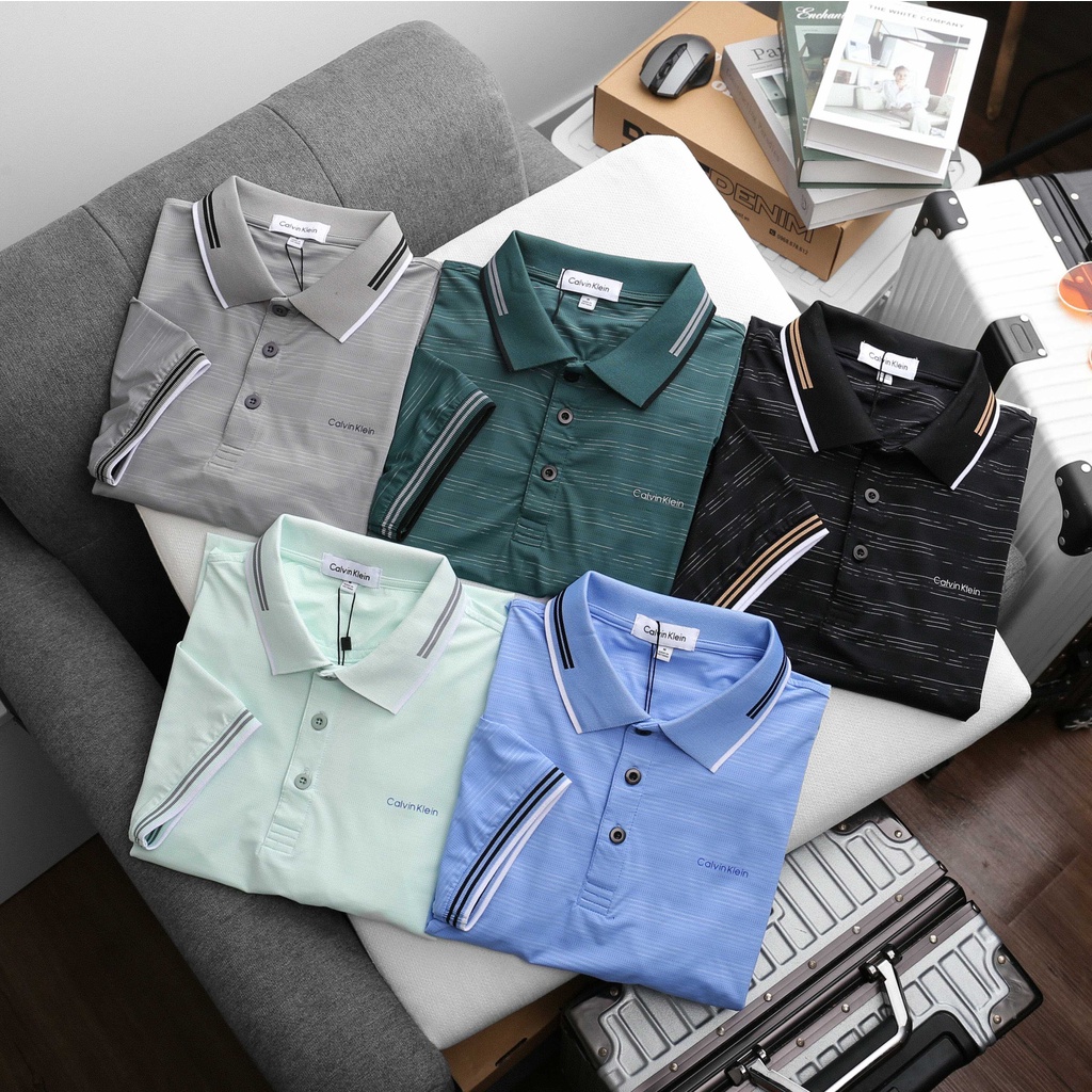 Áo Polo Nam Vải Rayon Xuất Khẩu 100% cotton , Áo Thun Nam Cổ Bẻ , Form Áo Slin , Bigsize ( 55kg - 90kg) - ivanbigsize