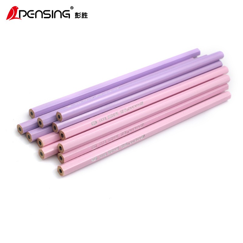 [Mã 11LSSALE giảm 100% đơn 50k] Bộ 12 bút chì 2B lục giác học sinh tông màu Pastel lalunavn - A49