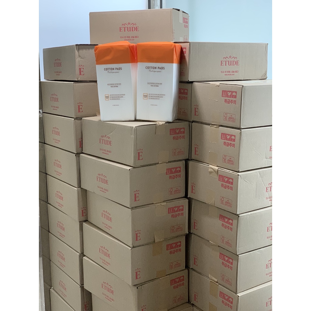 Bông tẩy trang Hàn Quốc Etude House 1002 miếng mềm mịn và không xơ