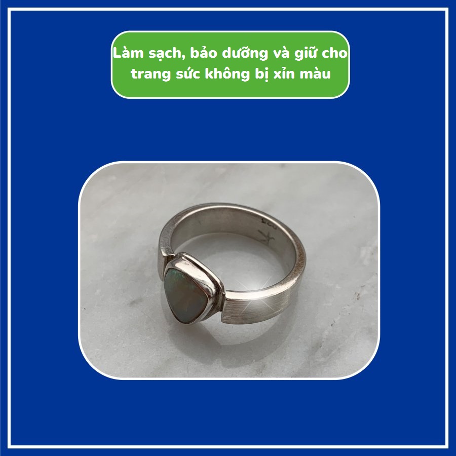 Vệ Sinh và Đánh Bóng Trang Sức Vàng Bạc POLIBOY Làm Sạch, Tẩy Xỉn Vàng Bạc, Kim Loại