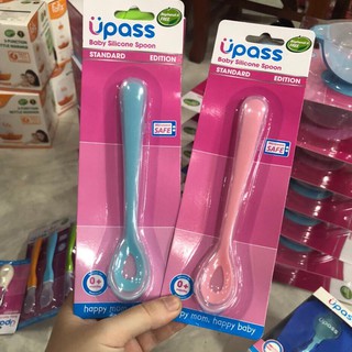 Thìa ăn dặm silicone Upass lòng sâu