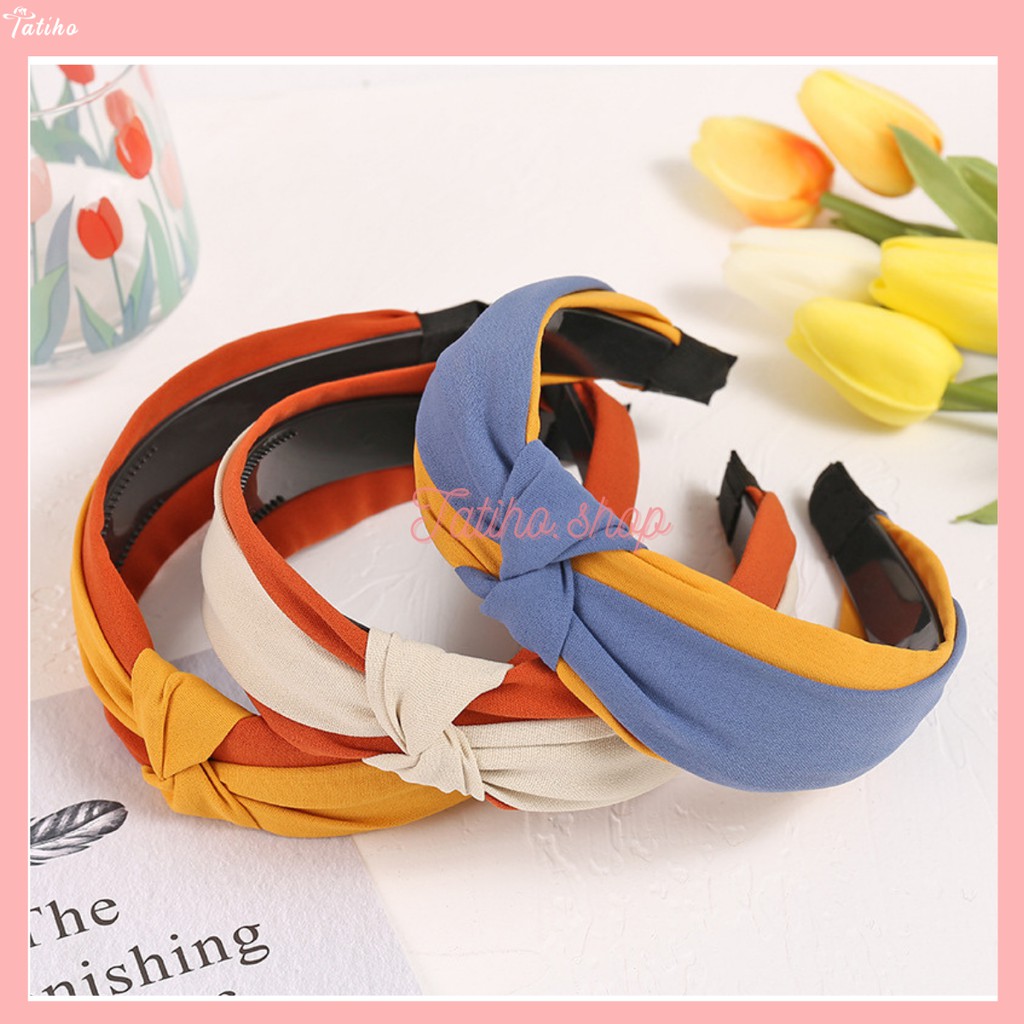 [Hàng Xịn, Giá Tốt] Cài Tóc Băng Đô Vải 2 Màu Phong Cách Hàn Quốc - Mã CT000