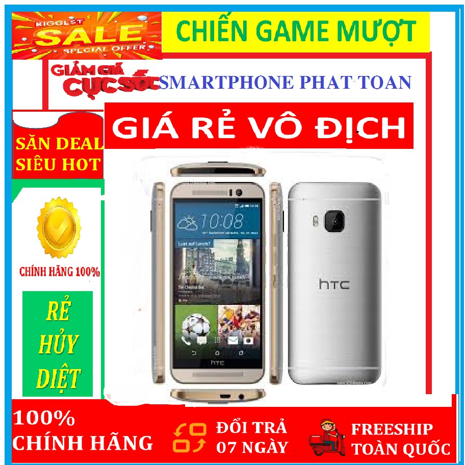 " Big Sale " { Điện Thoại } HTC One M9 Quốc Tế Nguyên Seal - Chiến PUBG Đỉnh - RAM:3 GB Bộ nhớ trong:32 GB . Fullbox