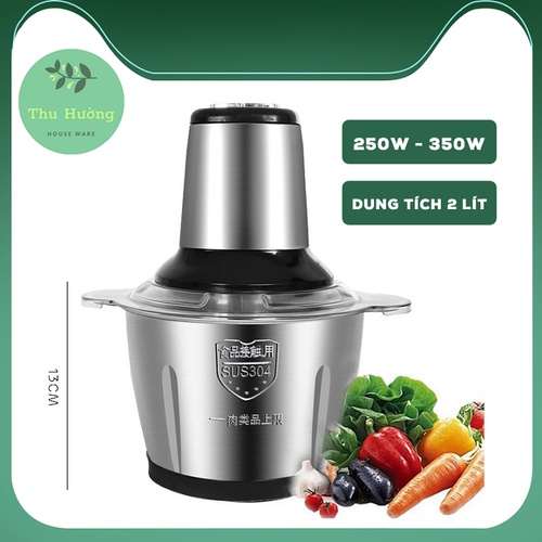 MÁY XAY THỊT ĐA NĂNG INOX 4 LƯỠI SIÊU BỀN(BẢO HÀNH 1 NĂM)