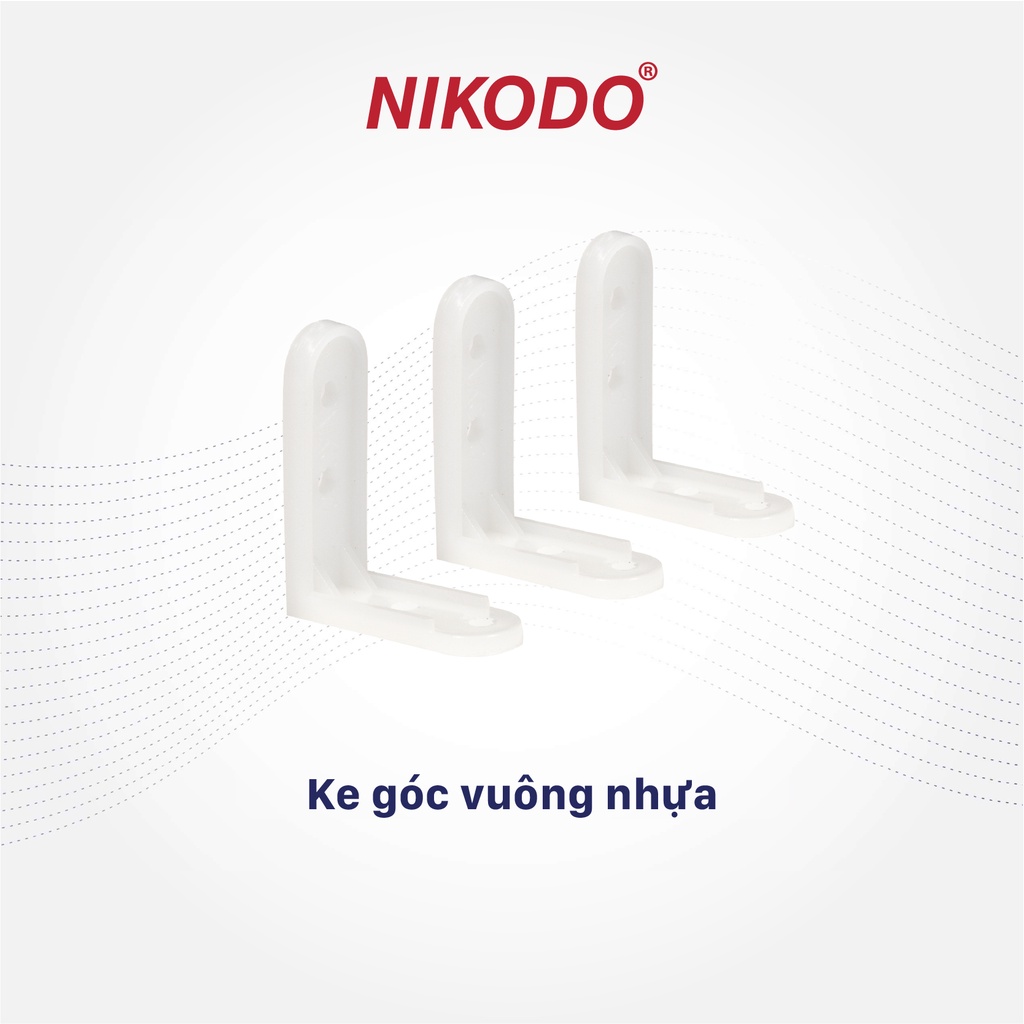 Ke nhựa góc vuông liên kết, cố định tủ đồ, hộp trang điểm, thanh gỗ nhà yến, vật tư dụng cụ thi công
