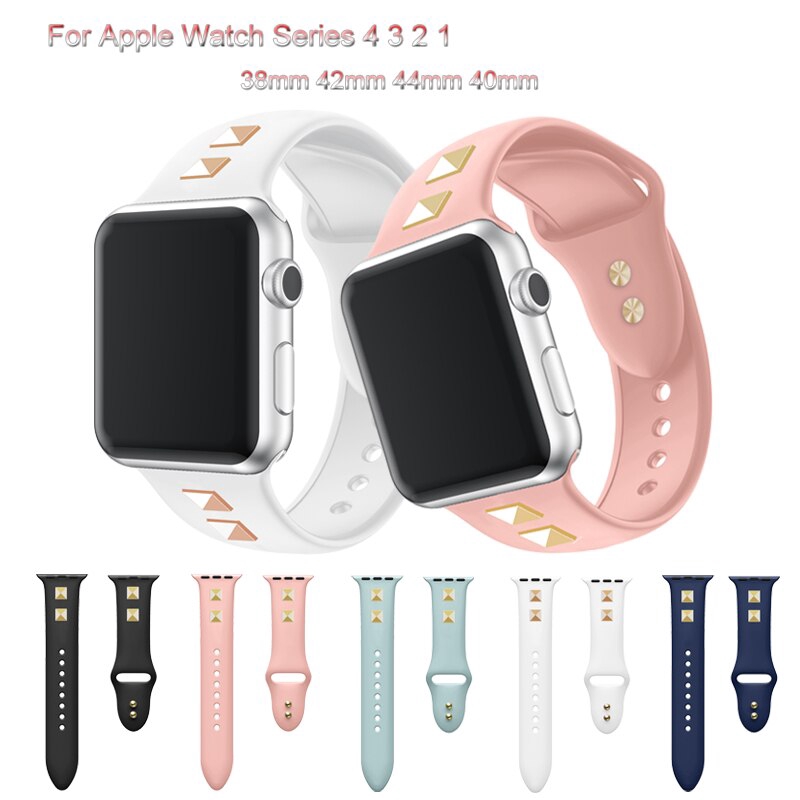 Vòng đeo silicon thay thế dành cho iwatch 4 3 2 1