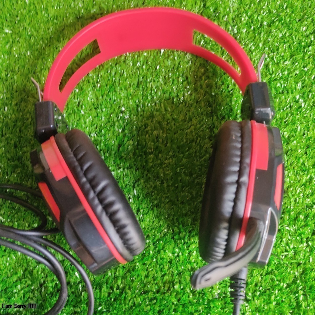 Tai nghe SPtech A6 Đỏ Đen Dùng Cổng 3.5