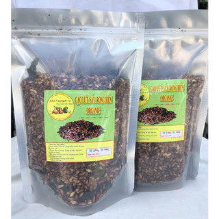 Gạo lứt sấy rong biển giòn rụm 500g- chế biến hợp vệ sinh an toàn thực phẩm