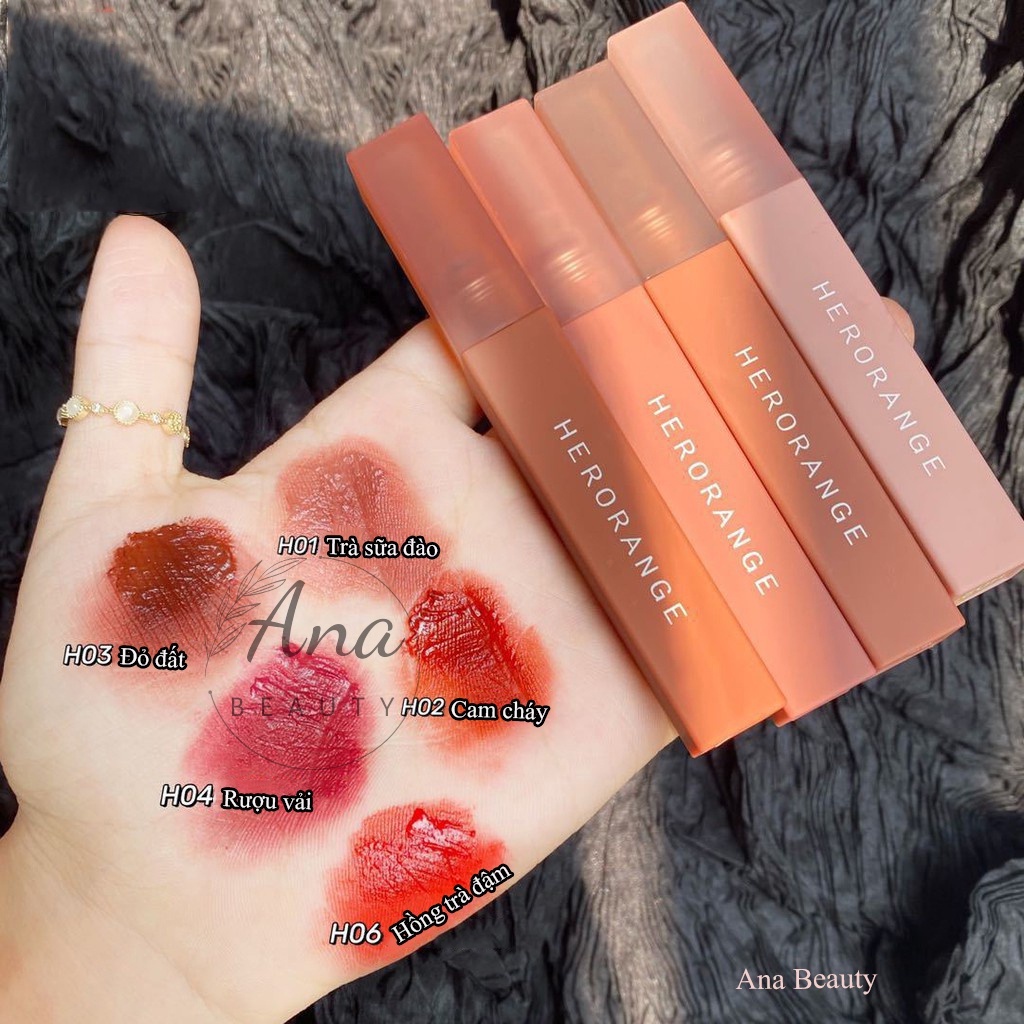 Son kem lì HERORANGE mềm mịn như nhung chống thấm nước chống khô môi lâu trôi | BigBuy360 - bigbuy360.vn