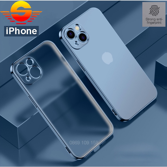Ốp lưng iPhone 13/ 13 Pro/ 11/ 12 Pro Max Lưng Nhám chống bám vân tay