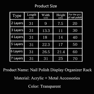 Kệ để nước sơn - Kệ đựng đồ nail mi