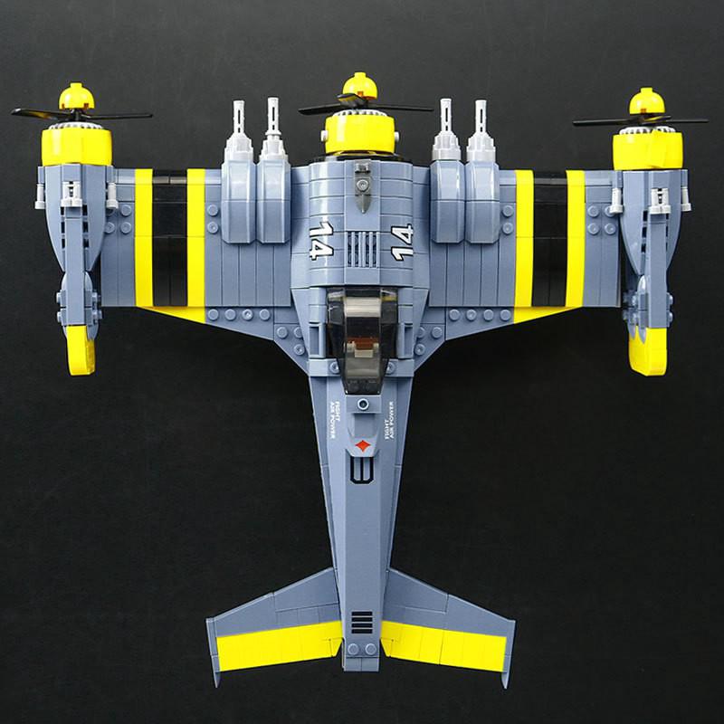 Compatible With MOC F-26 Lepin 22021 Technic Tempest Plane Model Bricks