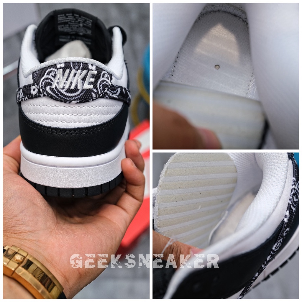 [GeekSneaker] Giày Sneaker Cổ Thấp - DUNK LOW 'BLACK PAISLEY'