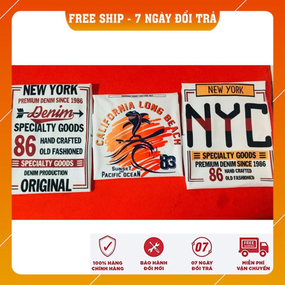 [FreeShip]  áo thun nam NYC 4, , hot trend . bao chất bao đổi trả người yêu cũ