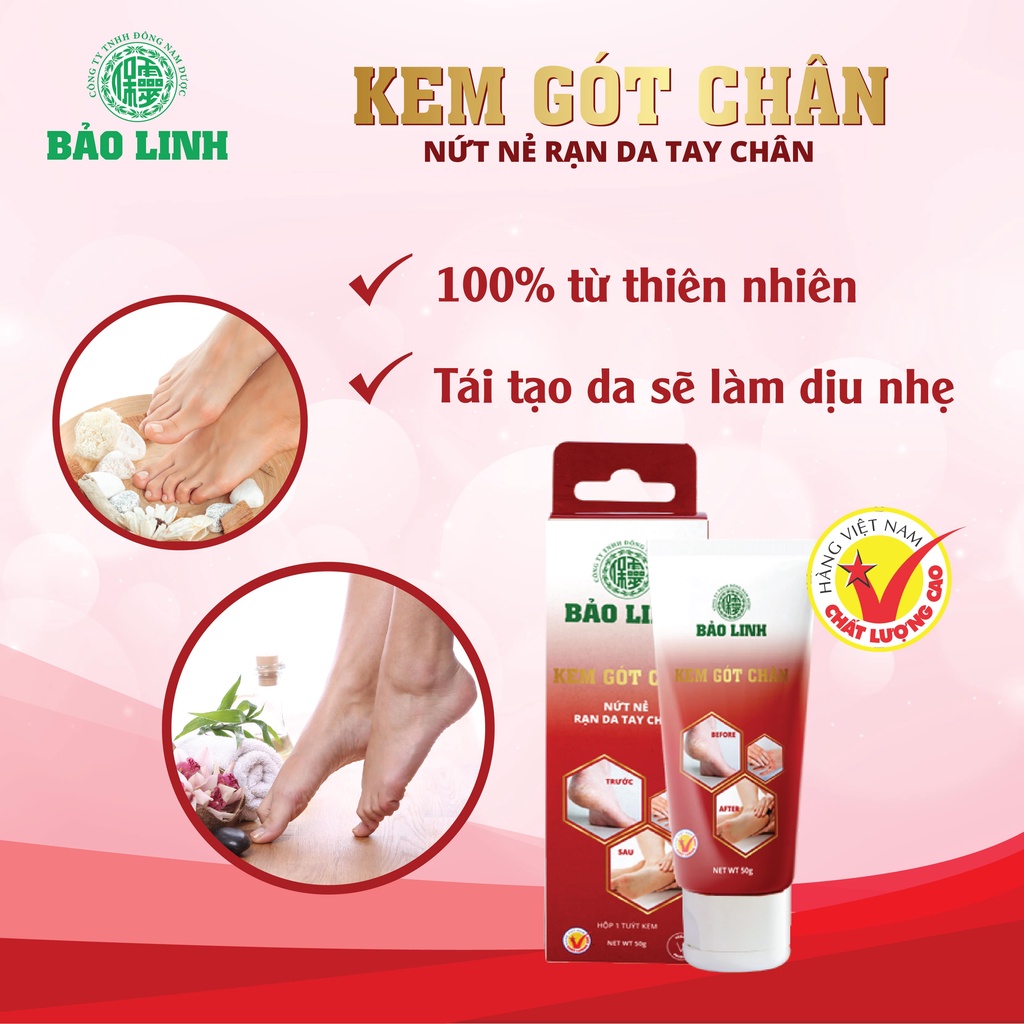 Kem Gót Chân Bảo Linh 50gram