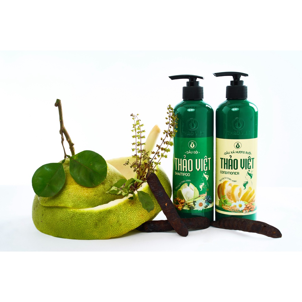 [Mã THAOTVHBS giảm giá 5%] Combo Dầu gội hương bưởi  + xả hương bưởi Thảo Việt 450ML | BigBuy360 - bigbuy360.vn