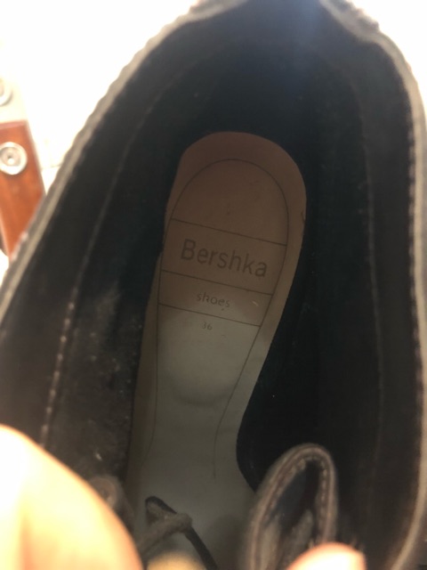 Bershka Auth siêu hầm hố đế bằng trên bằng dưới dễ đi