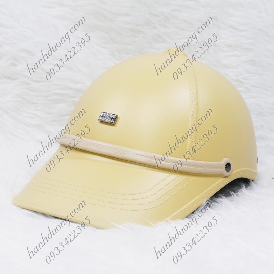 Nón bảo hiểm kết nữ có khoét đuôi gân nổi độc đáo phù hợp cho cả nam và nữ