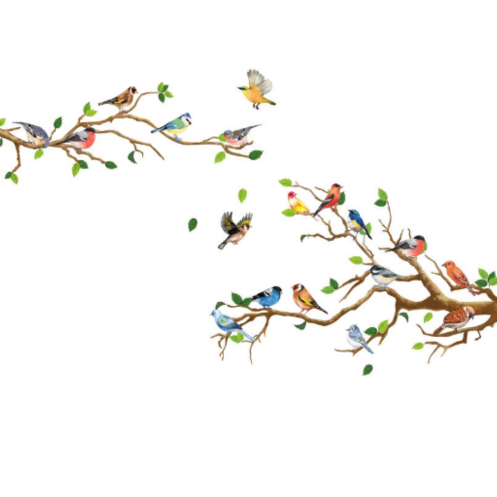 PNPK04_Tranh Decal trang trí tường dán tường phòng ngủ/ phòng khách/ văn phòng/ nền tường sofa