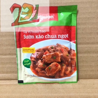 [28g]Gói Bột Sườn Xào Chua Ngọt Miwon