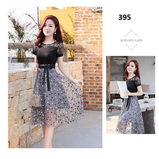 Đầm ren phối lưới