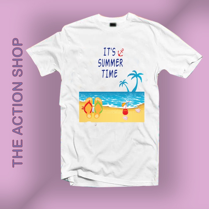 Áo thun team building đi biển áo thun đồng phục đi biển,thun cotton 4 chiều mềm mịn có 4XL và 5XL ACS97-100 Bin Action
