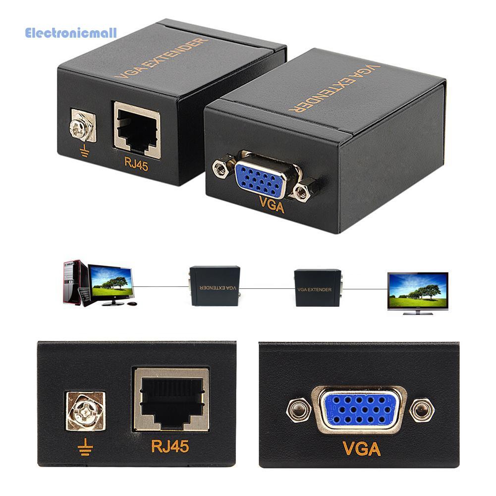 Thiết Bị Thu Phát Tín Hiệu Mạng Lan 2x60m Vga Kèm Chức Năng Tỏa Nhiệt