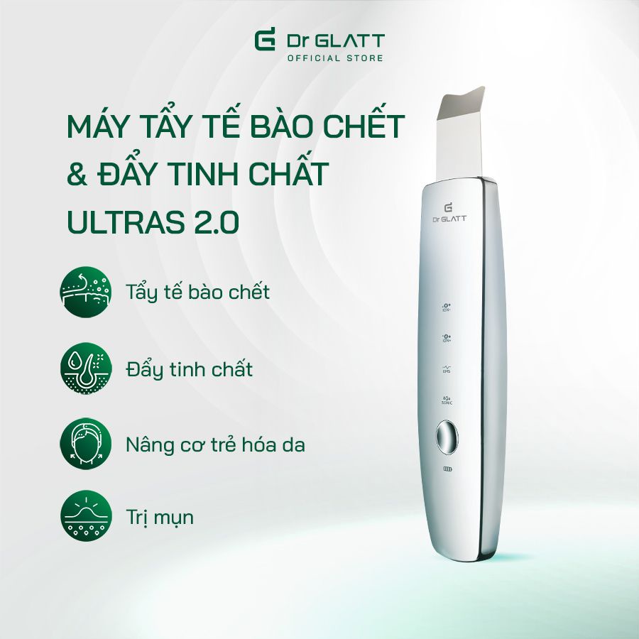 Máy tẩy tế bào chết và đẩy tinh chất ULTRAS 2.0 | Hàng chính hãng Dr GLATT | Bảo hành 12 tháng