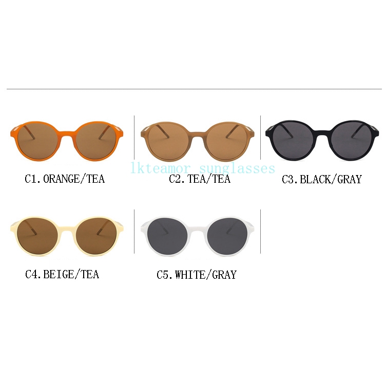 Kính mát gọng tròn phong cách retro kiểu dáng xinh xắn hợp thời trang