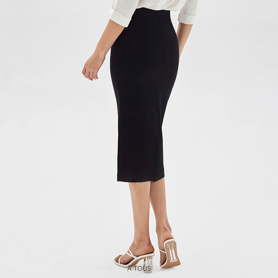 Chân váy bút chì công sở dài ÀTOUS LISSA chất liệu dày dặn không nhăn nhàu | BigBuy360 - bigbuy360.vn