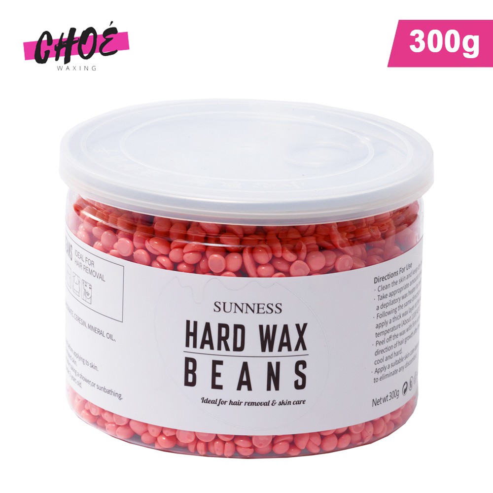 Sáp Wax Nóng SUNNESS Tẩy Mọi Loại Lông - Tặng Que Wax ( Hộp 300g)