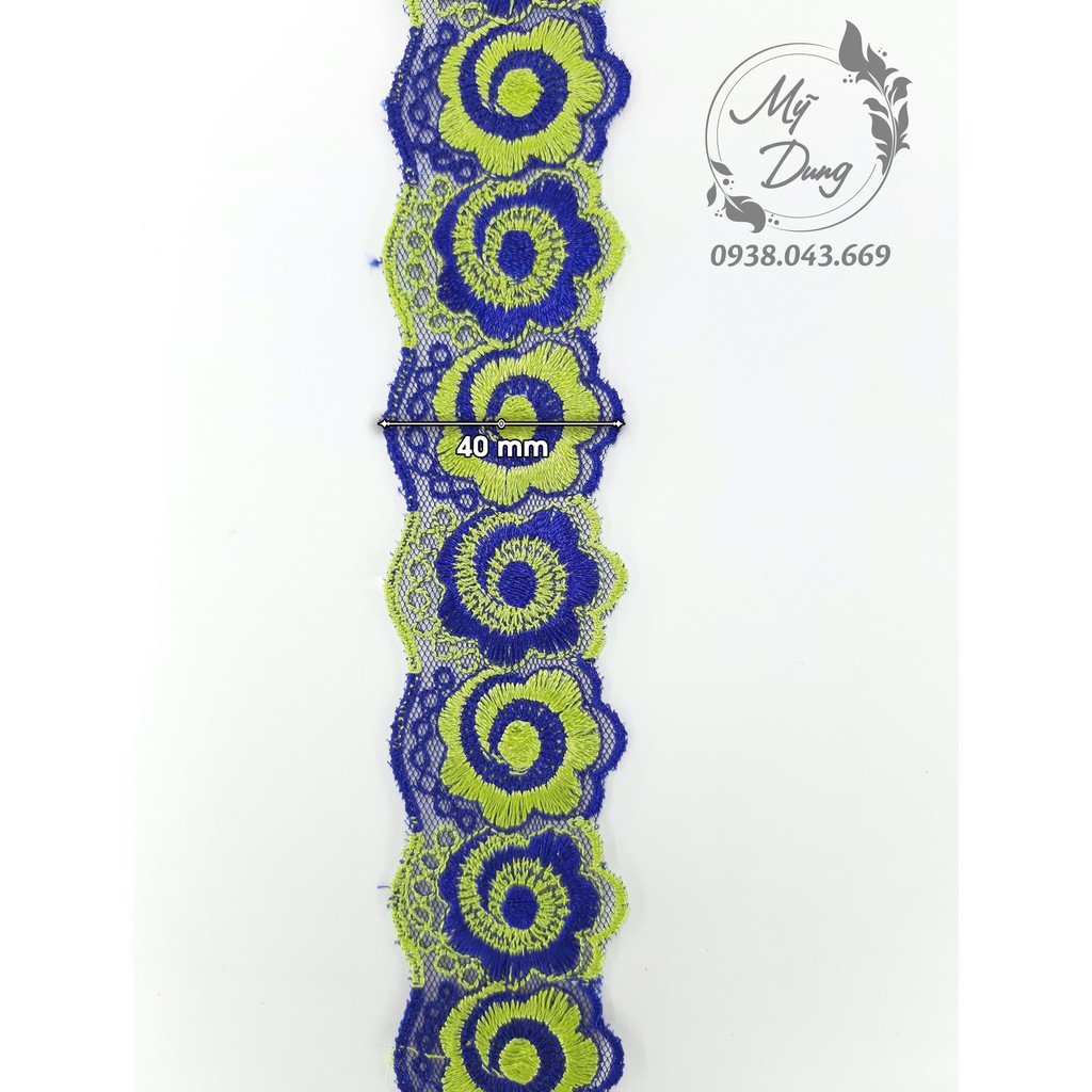Dây ren lưới 3F (Dây dài 13,5m) - Nhóm màu sáng - MS 989750