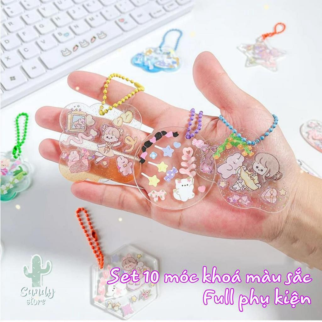 Set 10 móc khóa Handmade