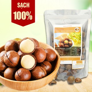 Hạt macca úc - ngon ngậy cực kỳ, ăn là nghiền, thơm lừng đóng gói 500g