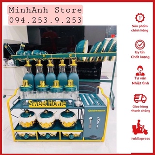 Set đựng gia vị màu xanh cổ vịt siêu sang chảnh.HÀNG CÓ SẴN