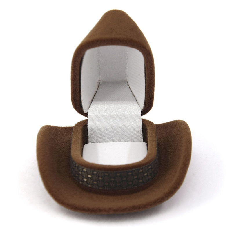 Flgo Hộp Đựng Trang Sức Hình Nón Cao Bồi Sáng Tạo Thời Trang