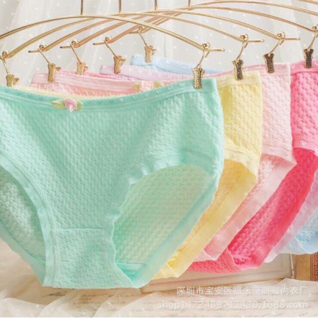 Quần Lót Cotton Tăm Sợi Tre 885