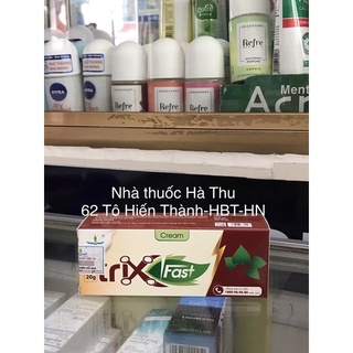 Kem bôi trĩ - Trix Fast ( giúp săn se da, làm dịu mát da khi bị đau, nóng rát và khó chịu vùng da hậu môn )