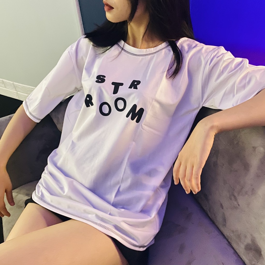 [ Quà tặng là khẩu trang bạn nhé] Áo phông tay lỡ STR room chất liệu cotton siêu thoáng | BigBuy360 - bigbuy360.vn