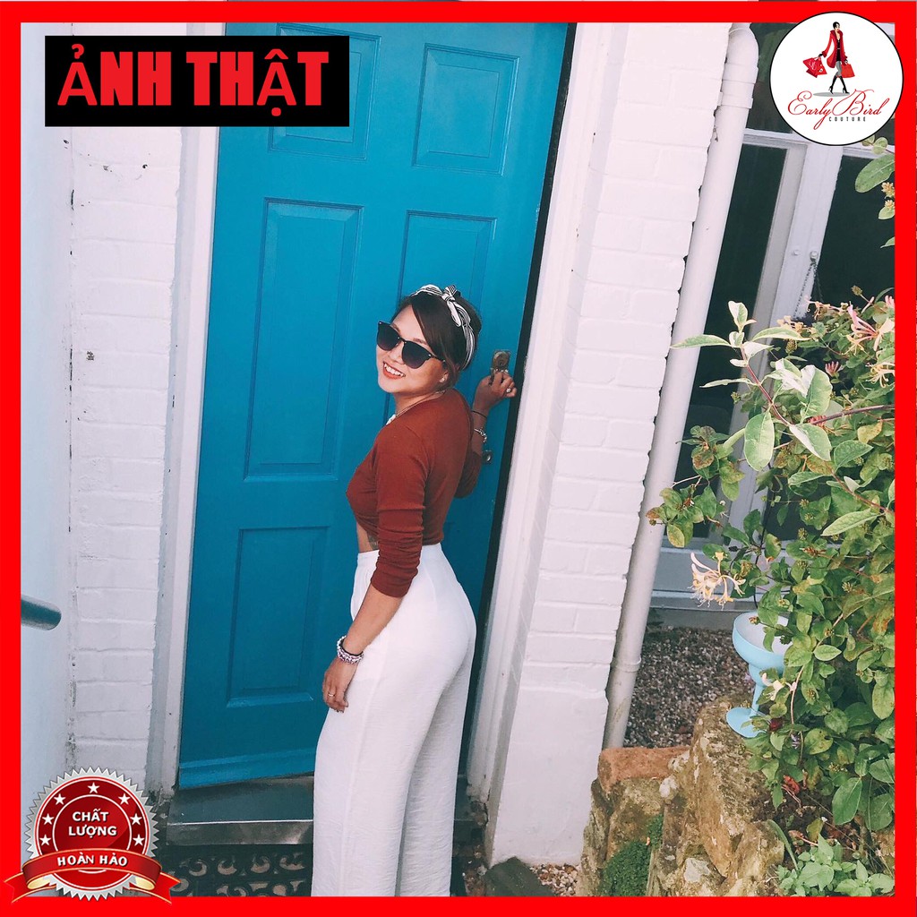 QUẦN DÀI ỐNG RỘNG CHẤT VẢI LỤA MỀM 2 TÚI DÀI 100CM ỐNG RỘNG 23CM SIZE S,M,L | BigBuy360 - bigbuy360.vn