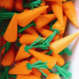 Cà rốt- đồ chơi bằng nỉ- đồ dùng mầm non