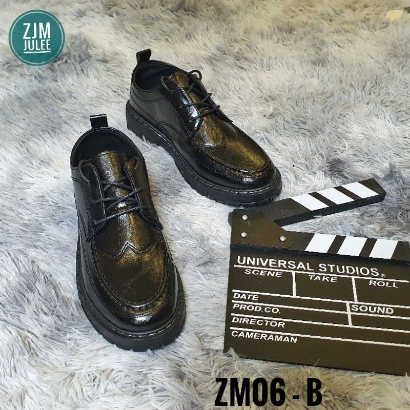 Giày da nam tăng chiều cao ZM06 xịn xò - giày da trẻ trung lịch lãm 2021