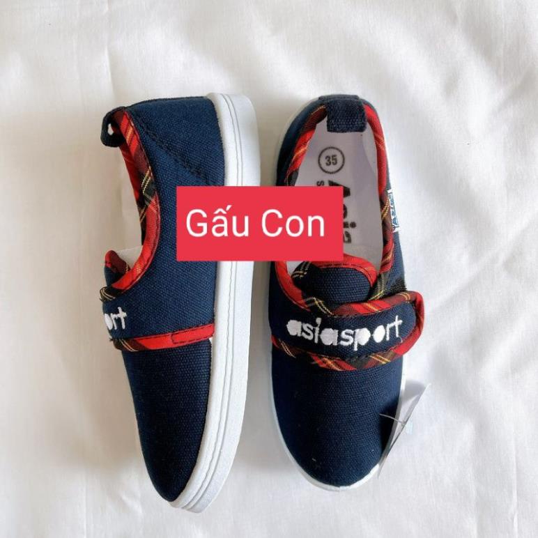Giày Thể Dục Xé Dán chất liệu vải quai xé Asia dùng cho học sinh tập  thể thao