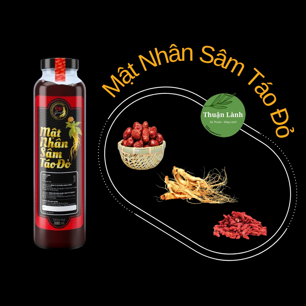 Mật nhân sâm táo đỏ - Thuận Lành - Tăng cường sức khỏe