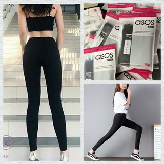 Hàng thái - quần legging nâng mông asos cạp cao gen bung loại 1 - quần legging asos thái lan
