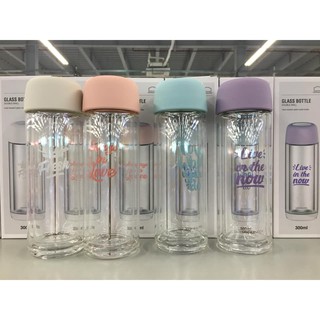 Bình nước thủy tinh Double Wall 300ml Lock and Lock