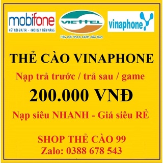 Thẻ Cào Vinaphone 200K